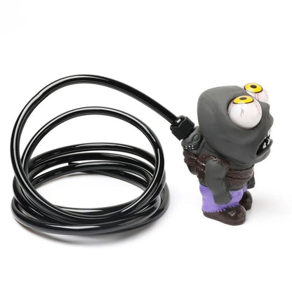 Car turbo blow-off valve ornament kit with doll, pressure regulating valve, and pure copper tube for turbo cars