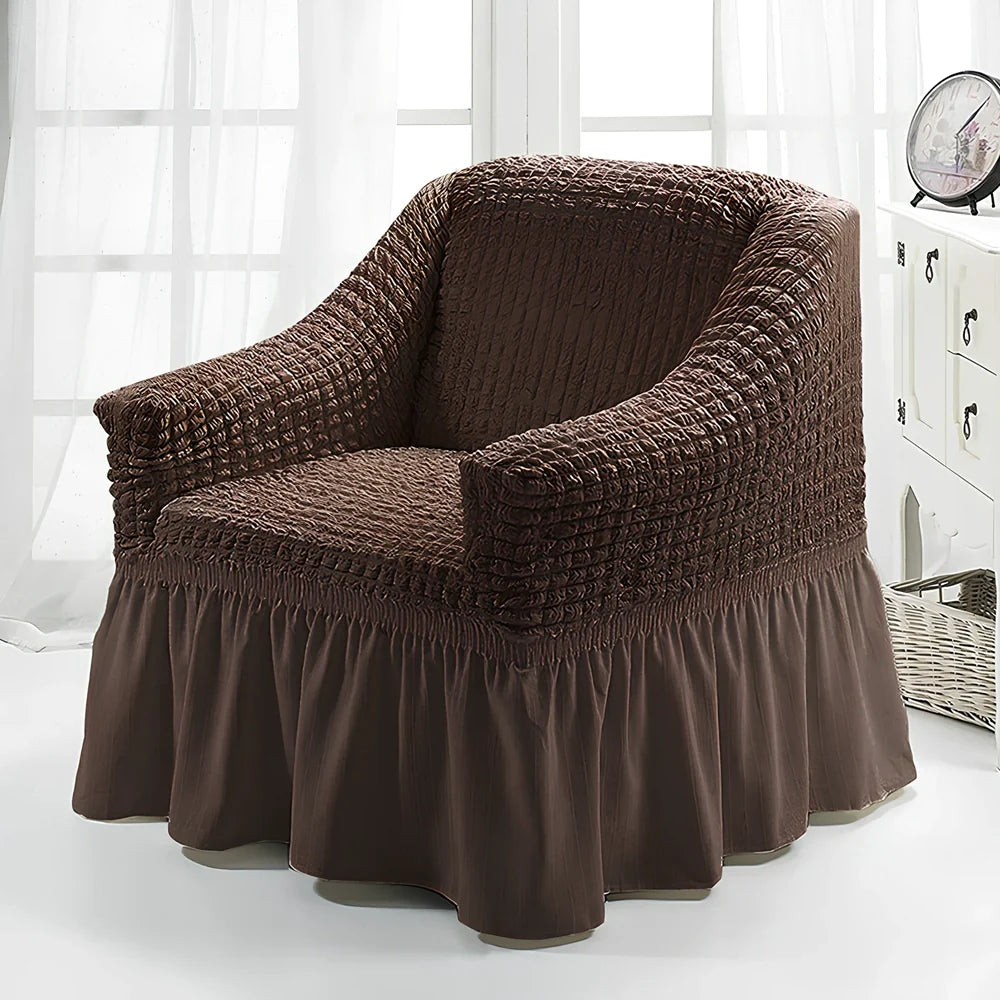 Branbird American single sofa cover with skirt design on 90-140cm furniture