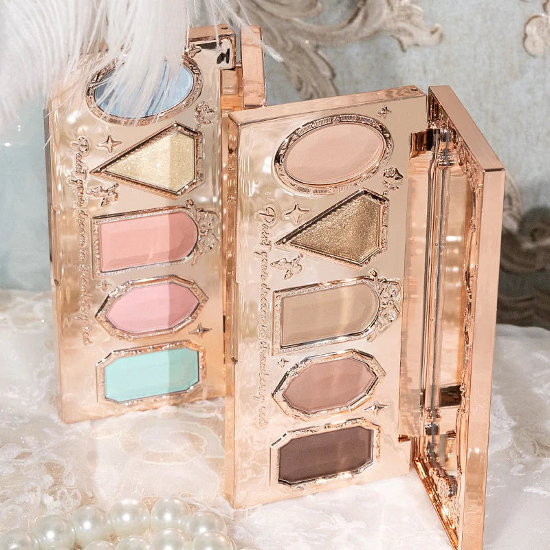 Flower Knows Strawberry Rococo Series Embossed Blush Velvet Matte Lip Glaze in retro perfume bottle design