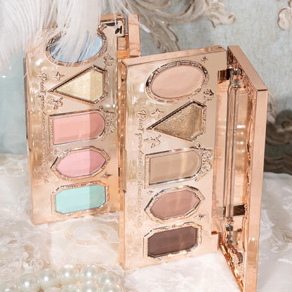 Flower Knows Strawberry Rococo Series Embossed Blush Velvet Matte Lip Glaze in retro perfume bottle design