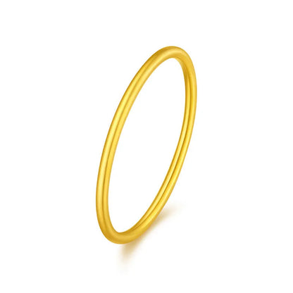 Brass gold plated women's bracelet ring shown in glossy, matte, and twist styles.