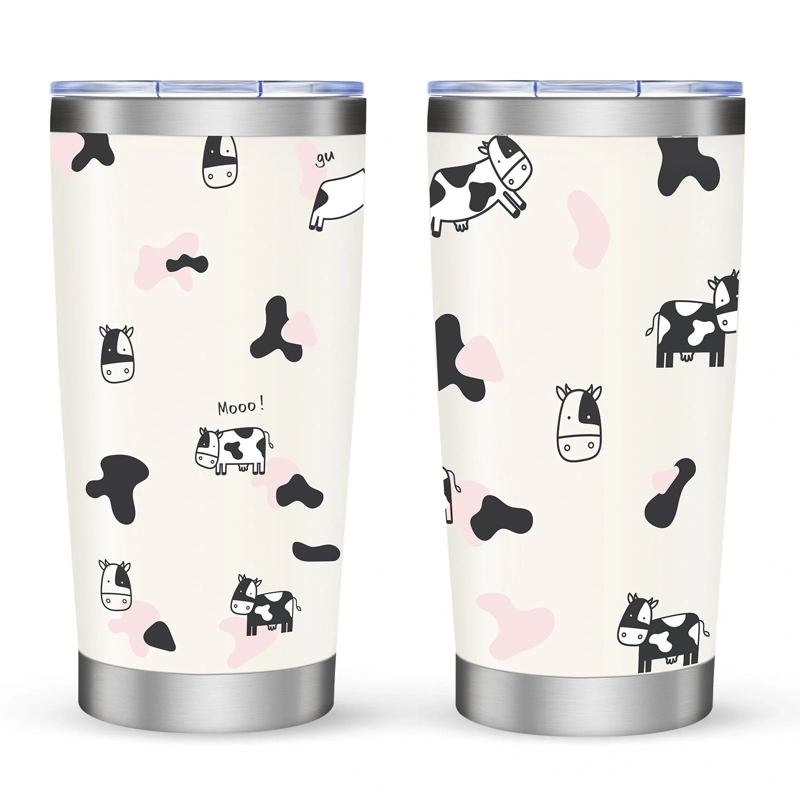 20oz Stainless Steel Car Cup Holder with Leak-Proof Lid and Secure Fit in Vehicle Cup Holder