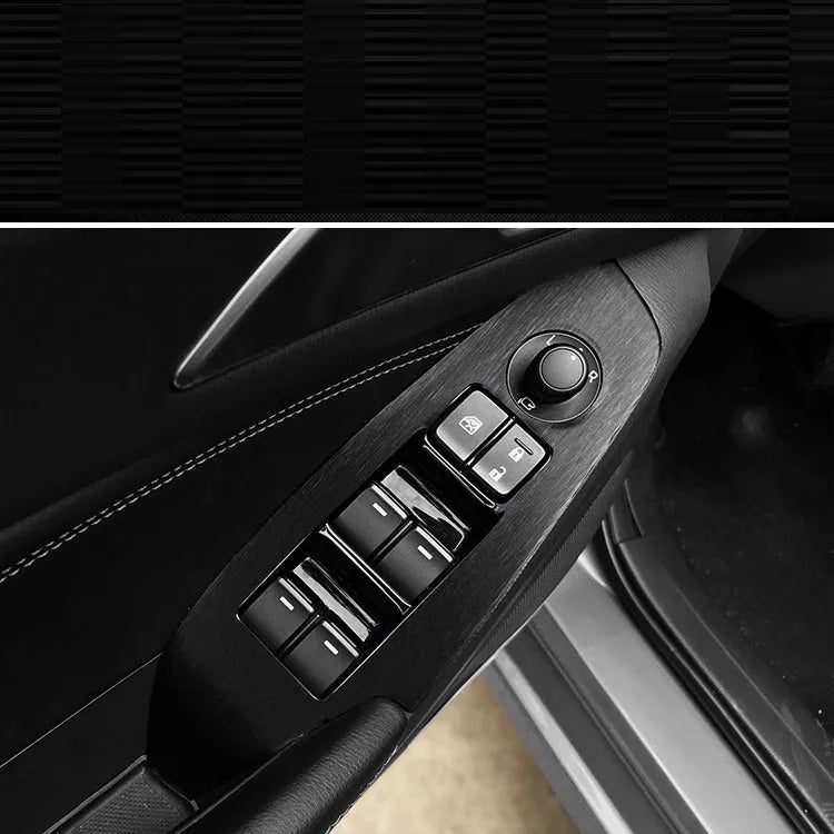 Unksera car interior decorative film sticker kit with 12 pre-cut pieces for dashboard and centre console protection