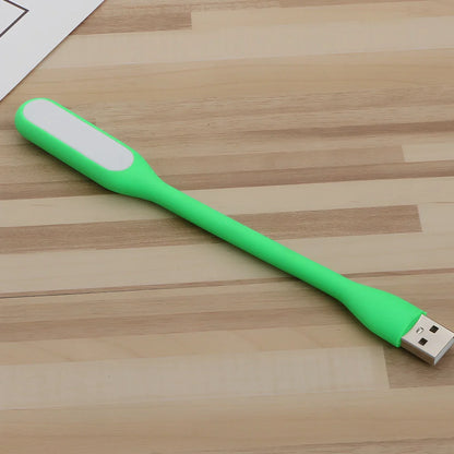 USB LED desk lamp with 6 diffused beads providing keyboard illumination