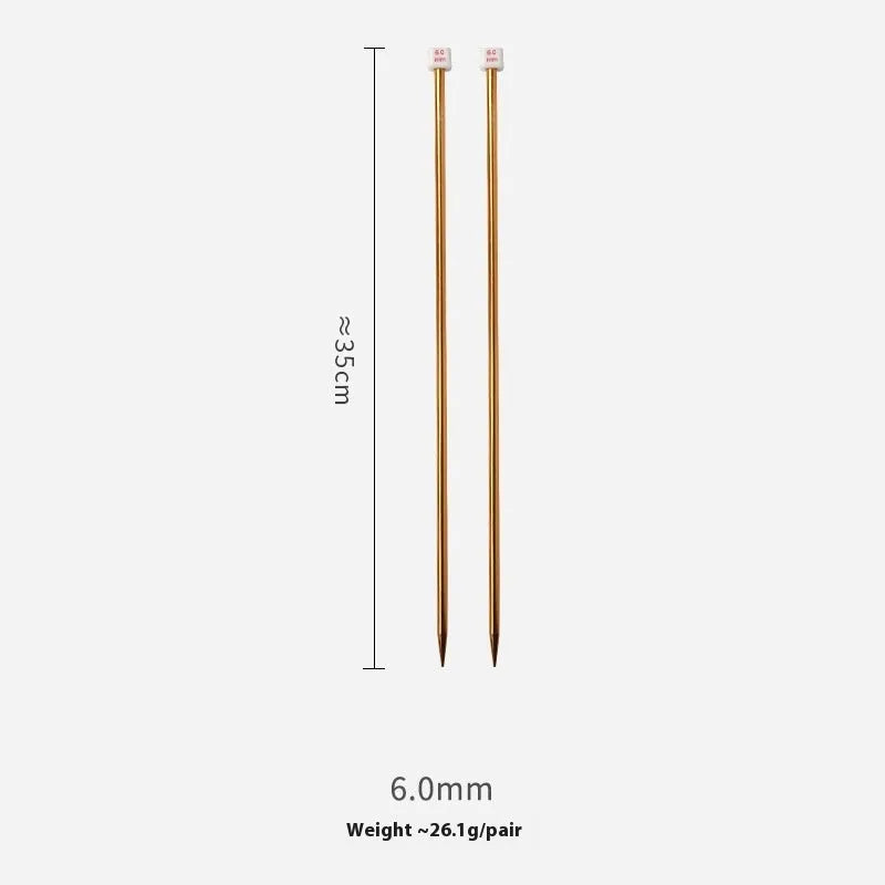 Lengthened crochet hook set with protective caps in 14 sizes from 2.0mm to 10.0mm for knitting