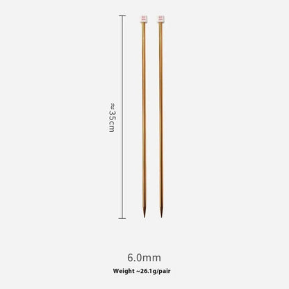 Lengthened crochet hook set with protective caps in 14 sizes from 2.0mm to 10.0mm for knitting