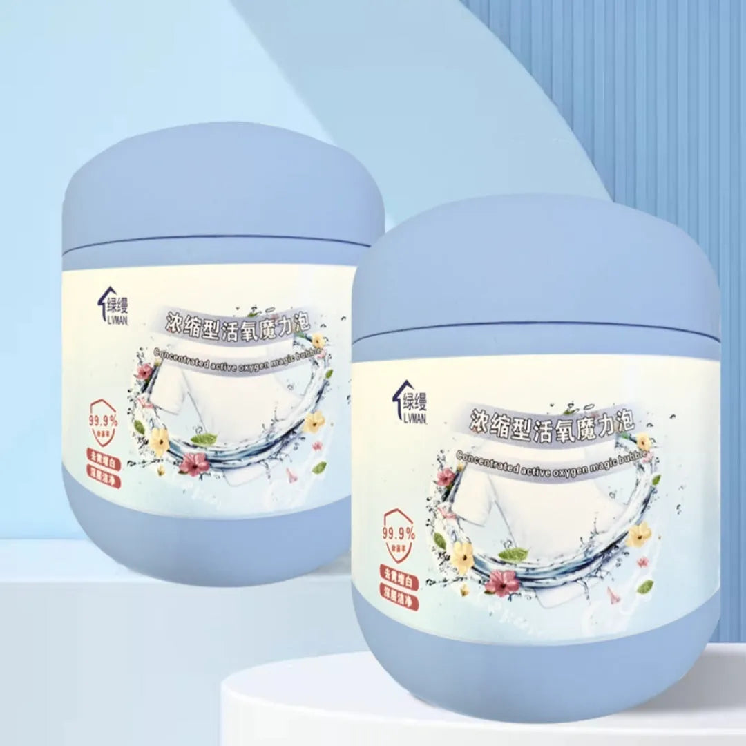 400g bottle of active oxygen bleaching powder for household laundry stain removal