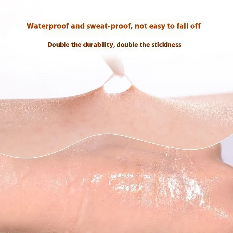 Double eyelid stickers roll with transparent lace adhesive patches for creating natural eyelid creases