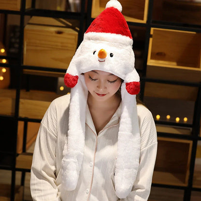 Movable Christmas Hat in various designs with noctilucent colors for festive seasons
