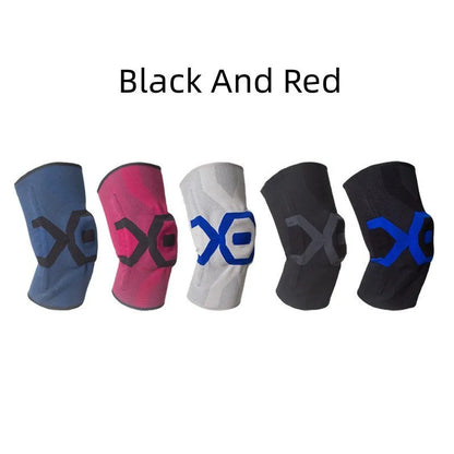 Men's silicone knee pads for sports protection in multiple colour options