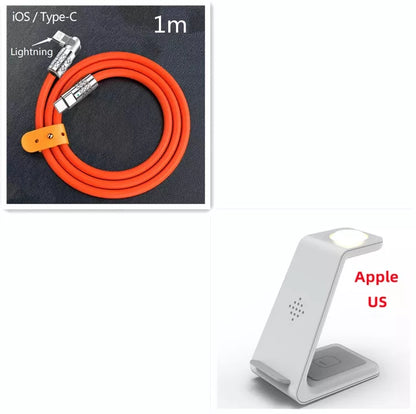 3-in-1 Fast Charging Station for Samsung Galaxy Watch and Buds, compact and efficient