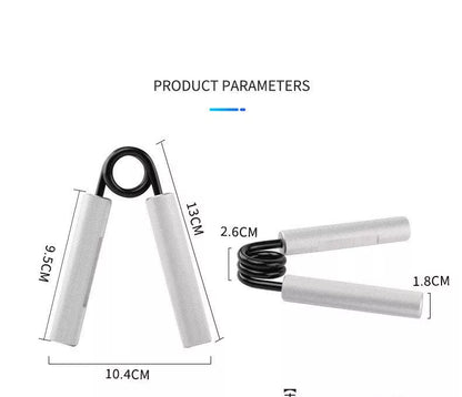 Aluminum Alloy Spring Grip Fitness Hand Equipment with adjustable resistance