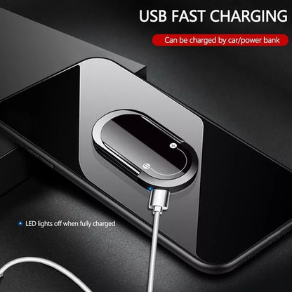 USB plasma lighter with mobile phone holder in multiple colors