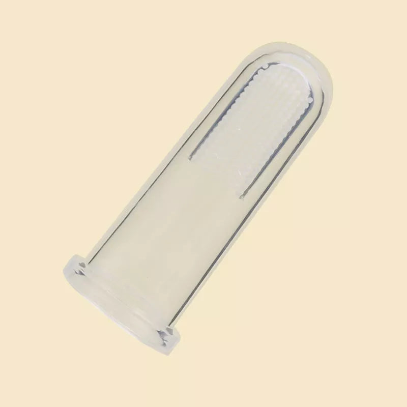 Food grade silicone banana teether toy for babies in yellow, pink, and blue