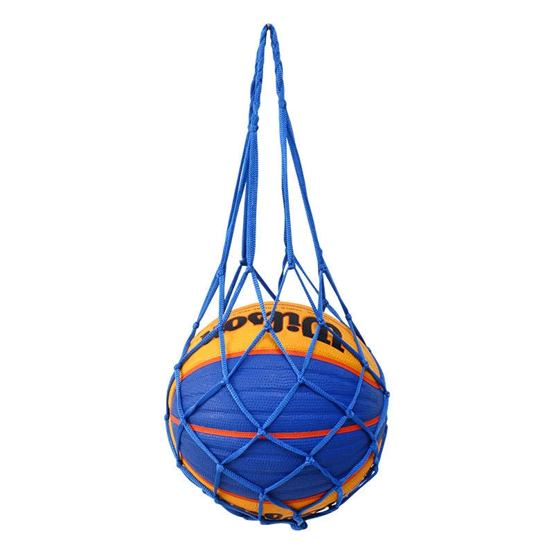 Durable mesh sports bag for basketball, football, and volleyball with bold storage options