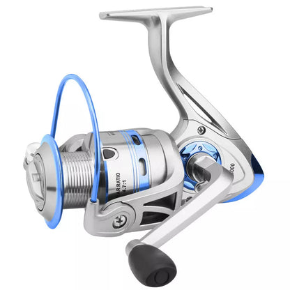 High-grade metal fishing reel with smooth casting mechanism for anglers