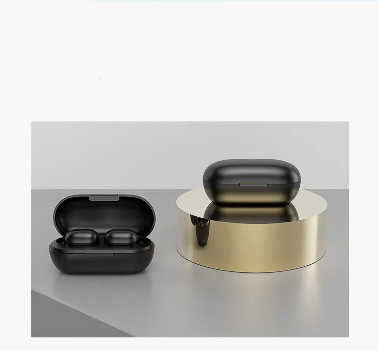 GT1 Pro true wireless headphones in black, Bluetooth 5.0 bilateral stereo earplugs with multi-point connection