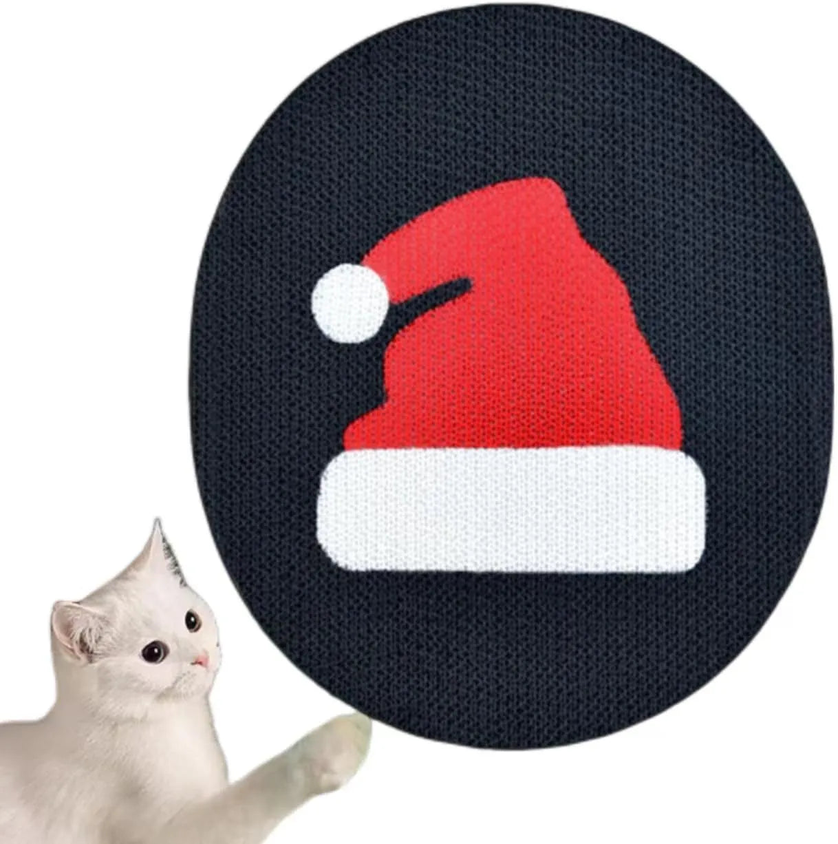 Wall-mounted cat scratching board measuring 35x44 cm with corrugated cardboard surface and catnip treatment