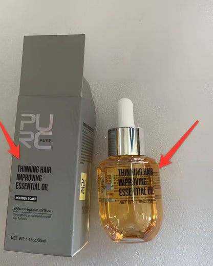 35ml anti-drop hair care oil bottle for strengthening and repairing damaged hair