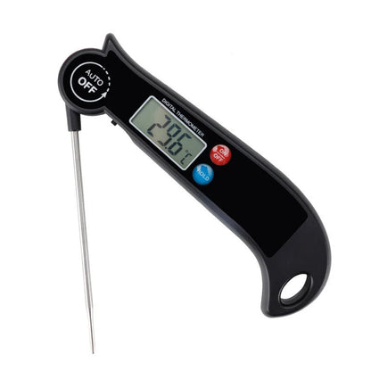 Advanced digital cooking thermometer with fast temperature readout, wide temperature range, and foldable probe design for precise monitoring of meats, grilling, oven, and more