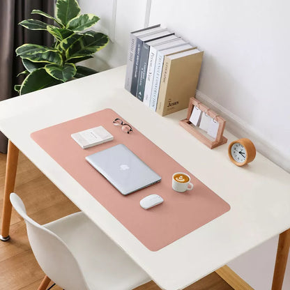 Waterproof oversized mouse pad with velvet bottom in various colors and sizes