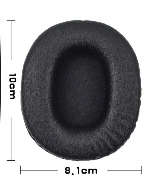 Black soft PU leather headphone covers for Sony 1R, set of 2 pieces for ear cup protection