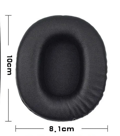 Black soft PU leather headphone covers for Sony 1R, set of 2 pieces for ear cup protection