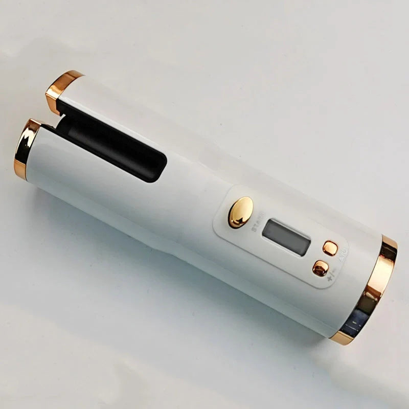 Multifunctional Automatic Wireless Curling Iron with LCD display and cordless design
