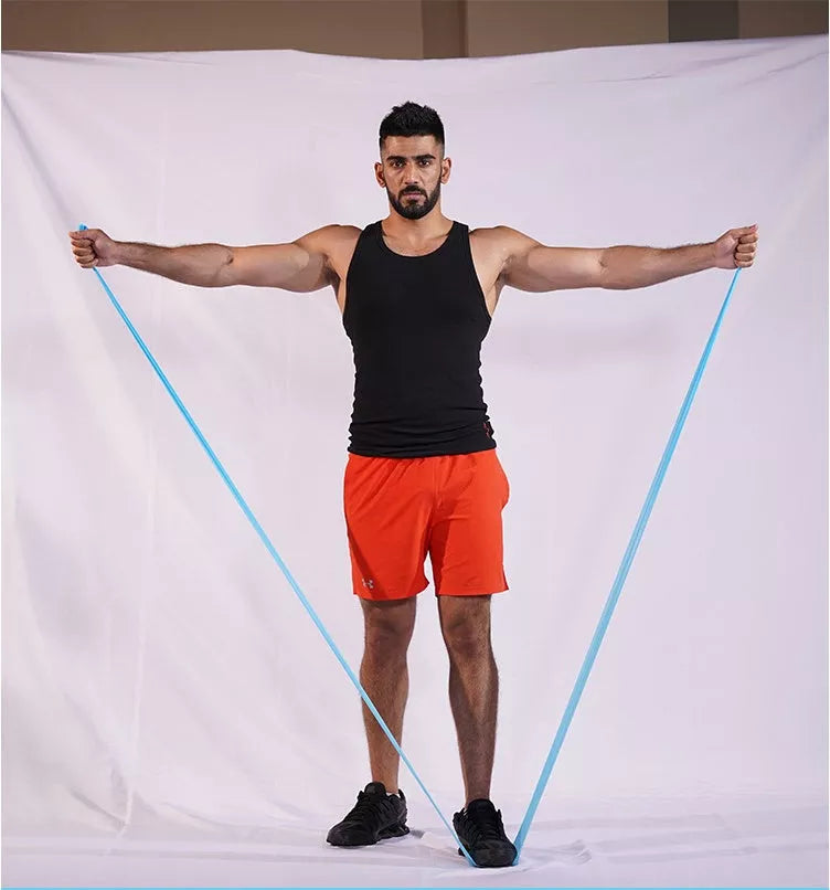 TPE Strength Training Ribbons in various colors and sizes for customized workouts