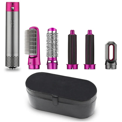 Multifunctional hot air curling iron in six colours with constant temperature technology and UK electrical compatibility