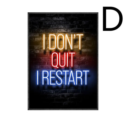 Canvas wall art print showing one of six style options, available in nine sizes from 13x18cm to 50x75cm