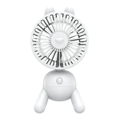 Powerful Portable USB Fan with Automatic Shaking Head and Adjustable Wind Settings for Whisper-Quiet Cooling in Home and Office