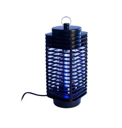 Quiet Mosquito Repelling Lamp - Effective insect zapper with low-noise fan, 360-400nm purple light, and automatic on/off sensor