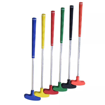 Mini Pole Putter in vibrant colors for golf practice
