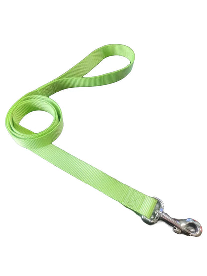Polyester dog lead with hand-holding rope design in multiple colour options