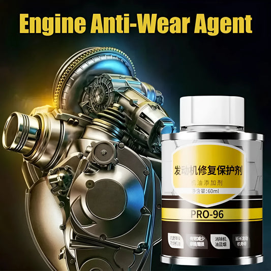White-capped 60ml bottle of automobile engine oil anti-wear additive and protective agent.