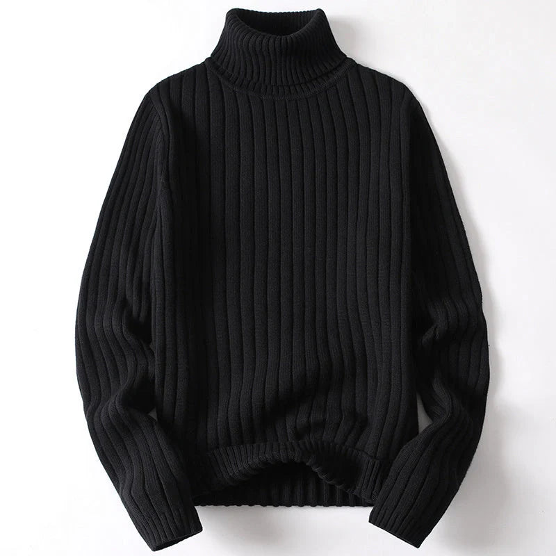 Men's and women's turtleneck sweater in various colors for autumn and winter wear