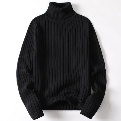 Men's and women's turtleneck sweater in various colors for autumn and winter wear