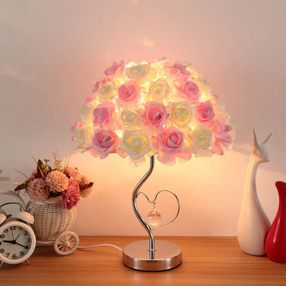 220V Wedding Decoration Lamp with Creative Roses Flower Design for romantic home lighting