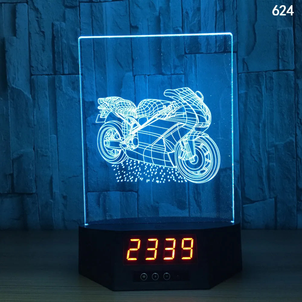 Glowing 3D dolphin LED night light on a table with remote control
