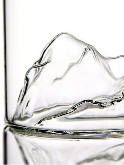 Japanese whiskey glass with 200ml capacity, heat-resistant transparent glass, 73mm height