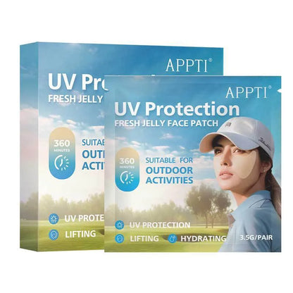 Transparent UV-proof disposable eyes mask for outdoor sports protection in 10-pair packaging
