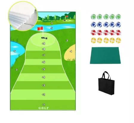 Golf training mat with replaceable turfs for swing accuracy improvement