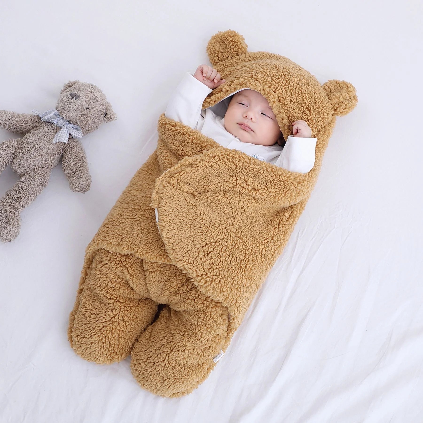 Cozy Winter Baby Quilt with Anti-Shock Design in various colors