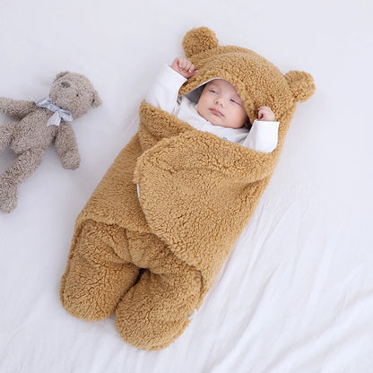 Cozy Winter Baby Quilt with Anti-Shock Design in various colors