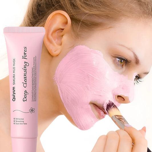30g cherry blossom mud facial mask for cleansing, hydrating and moisturising skin