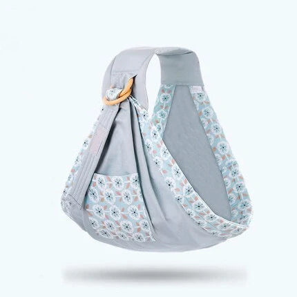 Adjustable baby wrap carrier in various colors for comfortable infant carrying