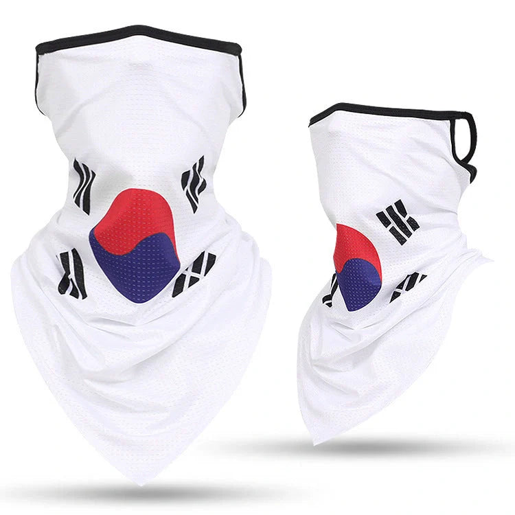Breathable Face Guard Thin Tubular Ring Scarf in various colors for sun protection