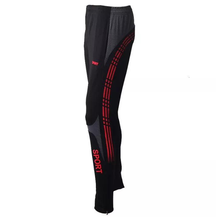 Men's straight-leg fitness pants with fast-dry technology in various colors