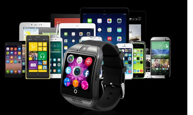 Bluetooth smart watch for men with touch screen and camera in multiple colors